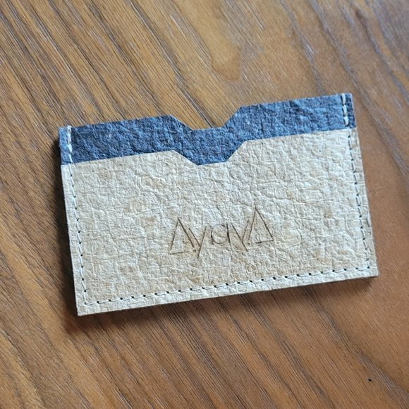 Credit card holder Black & Cream - Picture 1 of 3